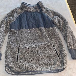 Gray Sherpa pullover